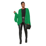 Falling For Fringe Knit Sweater
