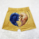 Ladies Shorts Pattern Printed Yoga Shorts