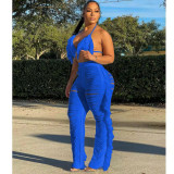 Knitted Tassel Sexy Two Piece Beach Outfits for Women Swimsuit Summer Vacation Matching Sets