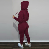 Womens 2 Pieces Joggers Outfits Long Sleeve Hoodie Sweatshirt and Skinny Pants Sports Sets