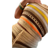 Fashion Halter Sweater Set