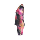 Casual Tie Dye Shorts Outfits