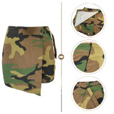 Camouflage Irregular Mini Culottes