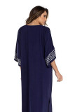 Cotton Embroidered Beach Dress