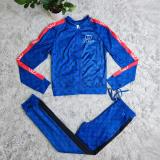 Women's Activewear Long Sleeve Printed Zipper Top & Skinny Pants Set