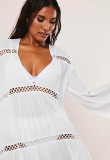 Cotton Patchwork Beach Blouse