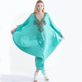 Cotton Embroidered Beach Gown
