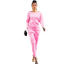 Women's Lady Tracksuit Sweatshirt Pants Set