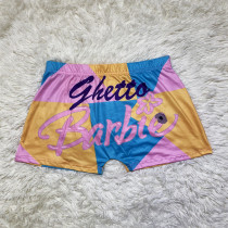 Women's Tight Shorts Pattern Printed Yoga Pants