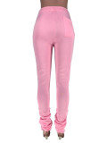 Casual Sports Drawstring Pants with Pockets
