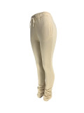 Casual Sports Drawstring Pants with Pockets