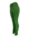 Casual Sports Drawstring Pants with Pockets
