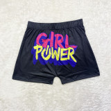 Sexy Ladies Leggings Graphic Printed Yoga Shorts