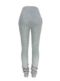 Casual Sports Drawstring Pants with Pockets