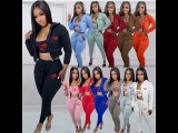 Copy Casual Print Gradient Patchwork Sweatsuit Hooded Collar Long Sleeve Three Pieces