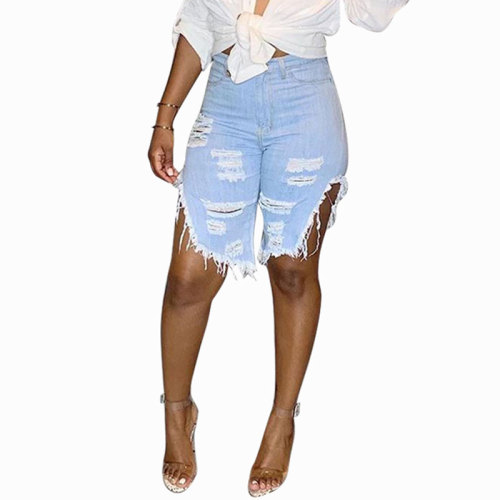 Classic Fringe Denim Trouser