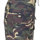 Women Jumper Camo Oversize Overalls