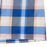 Casual Plaid Stitching Thin Long Coat