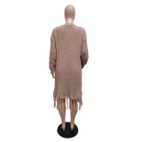Women Long Sleeve Knitted Cardigans Sweater