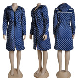 2022 New Women's Windbreaker Double Coat