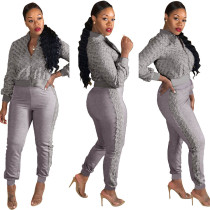 Casual Lace 2 Pcs Outfit