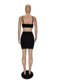 Pit Straps Sexy Hollow Mini Dress