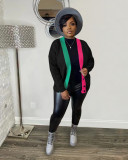 Women's Casual Colorblock Cropped Knit Cardigan Sweaters