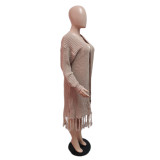 Women Long Sleeve Knitted Cardigans Sweater
