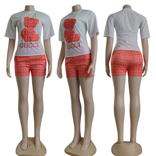 Summer Fashion Printed Two-piece Set