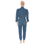 Casual Fan Favorite Denim Jumpsuit