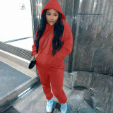Womens 2 Pieces Joggers Outfits Long Sleeve Hoodie Sweatshirt and Skinny Pants Sports Sets