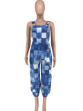 Cute Sling Backless Overalls Jumpsuits With Pocket