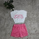 Summer Fashion Print Casual Two Pieces