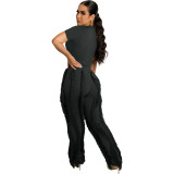 Spring Summer Ladies Suit Tassel Fashion Sportswear Pant Set