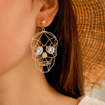 Skull Face Earrings