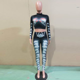 Halloween Print Two Piece Set
