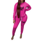 Winter Printed Womens 2 Two Piece Sets Tracksuit Stacked Matching Sets