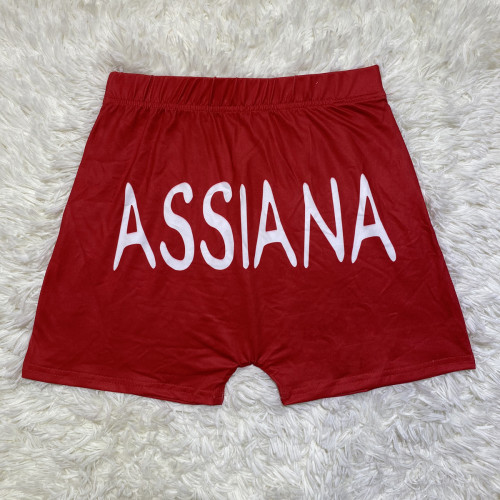 Women Pattern Printed Yoga Shorts