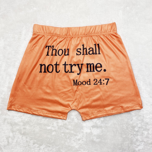 Ladies Shorts Pattern Printed Yoga Shorts