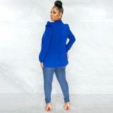 Solid Color Plain Ruched Fashion Blazer