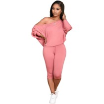 Autumn Pure Color Two Piece Tracksuit Outfits Autumn Pure Color Two Piece Tracksuit Outfits