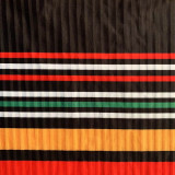 Casual Striped Print Mid Dress