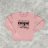 Women Loose Offset Pyrography Sweatshirt