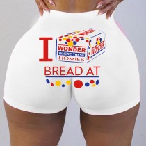 Sexy Ladies Leggings Graphic Printed Yoga Shorts