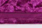 Deep-V Sexy Velvet Club Dresses with Wide Sleeves