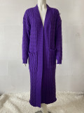 Winter Knit Twist Cardigan Sweater