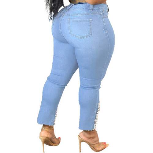 Beaded Jeans