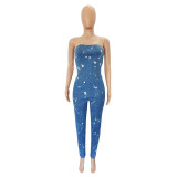 Strapless Meet Me At Nine Jumpsuit