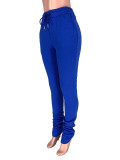 Casual Sports Drawstring Pants with Pockets