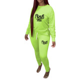 Winter Printed Womens 2 Two Piece Sets Tracksuit Stacked Matching Sets